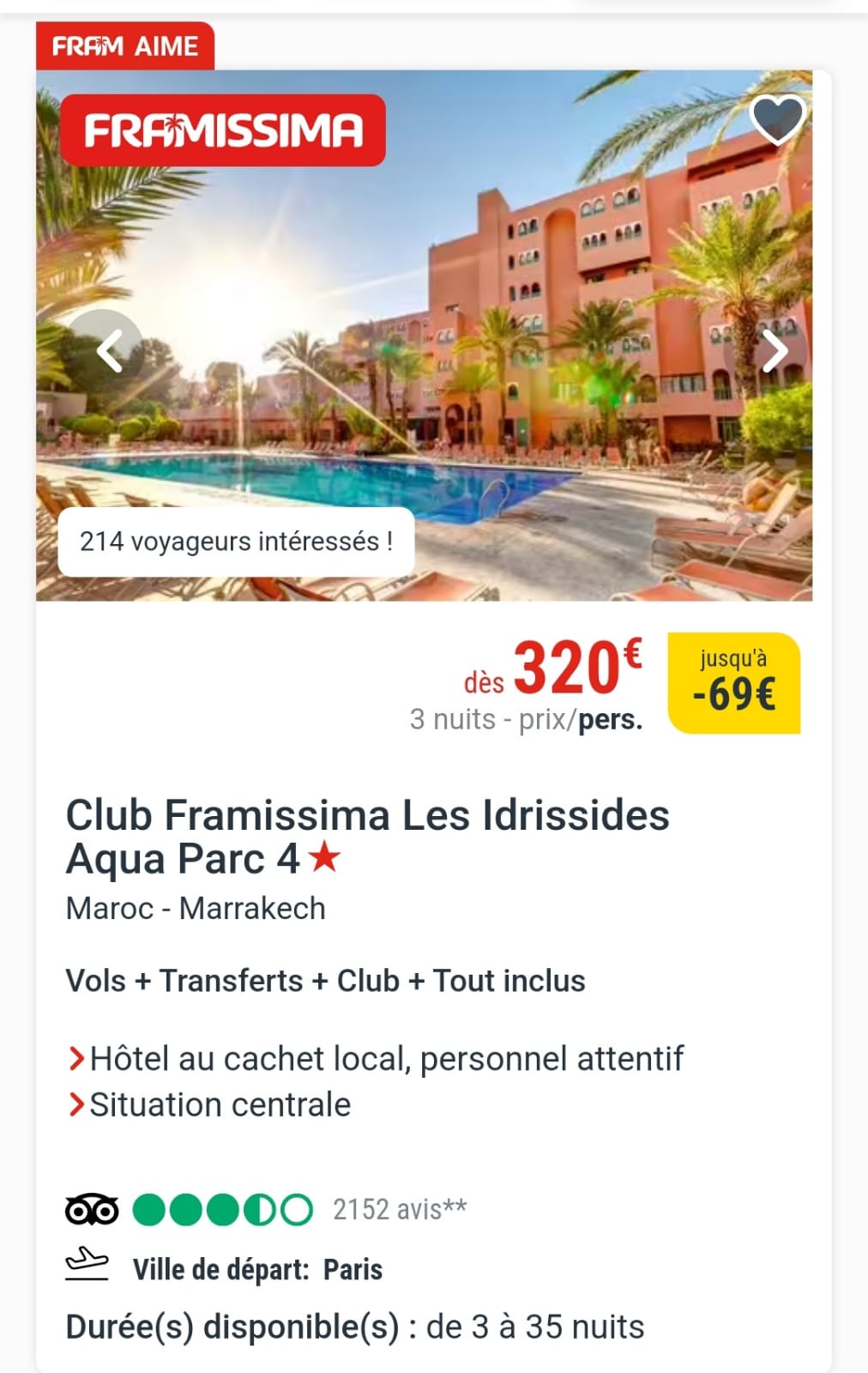FRAMISSIMA LES IDRISSIDES MARRAKECH